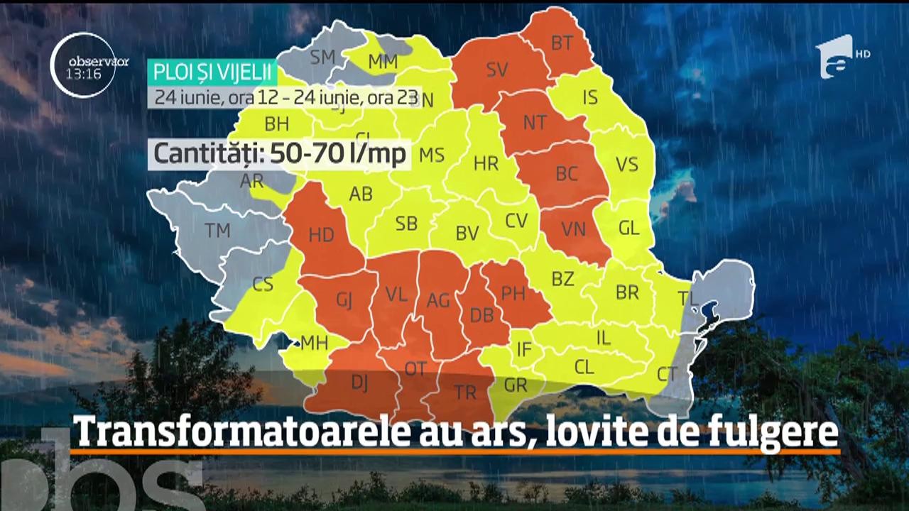 Peste 150 de oameni au fost salvaţi din calea viiturilor, care au lovit localităţi din 20 de judeţe