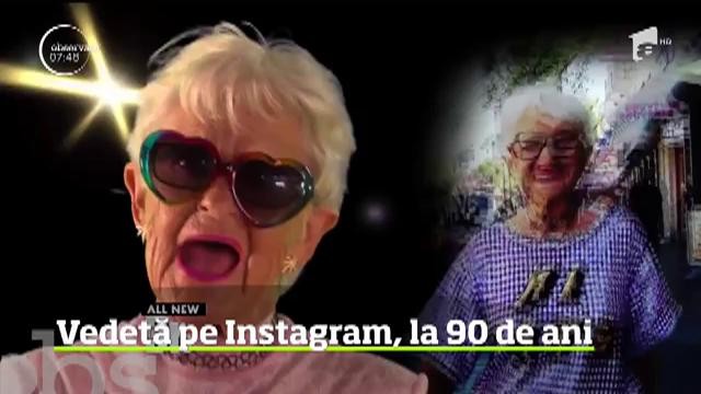 Faima &icirc;n mediul online nu cunoaşte v&acirc;rstă. La 90 de ani, o femeie a trezit admiraţia a milioane de utilizatori de pe reţelele sociale cu stilul, energia şi pofta sa de viaţă