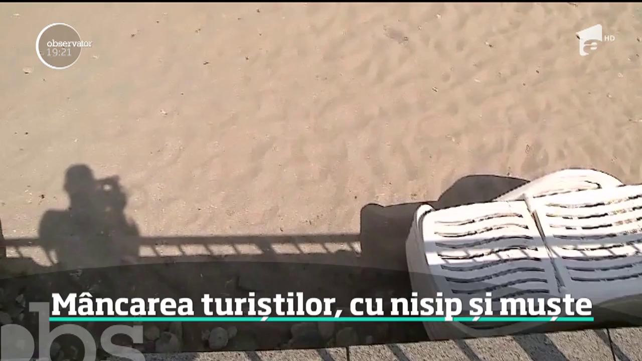 Controale maraton la gogoşi, hamsii şi șaorma, pe plaja din Eforie Sud