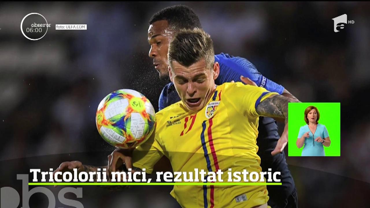 Performanţă istorică a naţionalei de tineret a Rom&acirc;niei, fotbaliştii noştri s-au calificat &icirc;n semifinalele Campionatului European din Italia