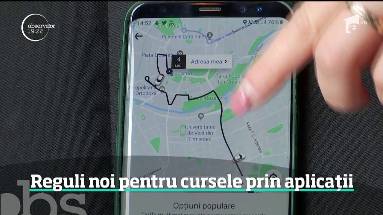 Reguli noi pentru cursele prin aplicații. Mașinile nu trebuie să fie mai vechi de 15 ani