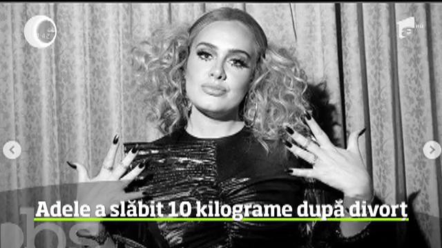 Adele a slăbit 10 kilograme după divorț