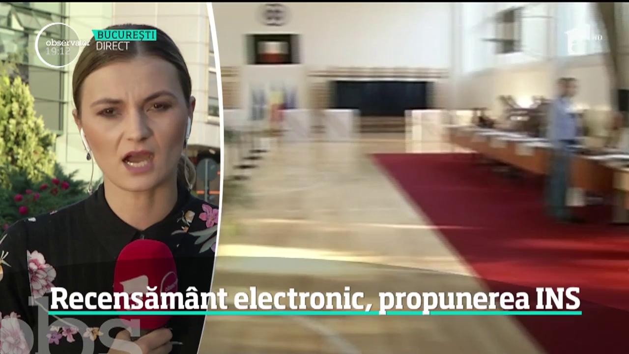 Recensăm&acirc;nt electronic, propunerea Institutului Naţional de Statistică