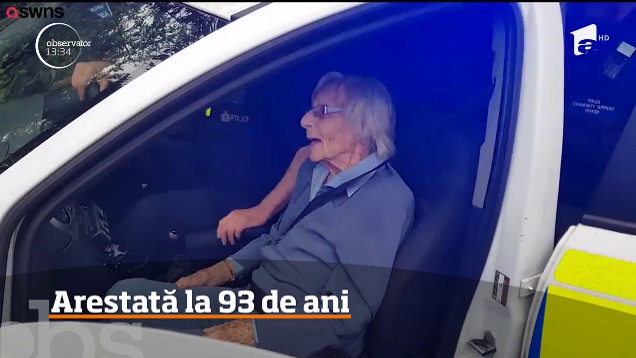 O bunică, &icirc;n v&acirc;rstă de 93 de ani a fost arestată &icirc;n Marea Britanie