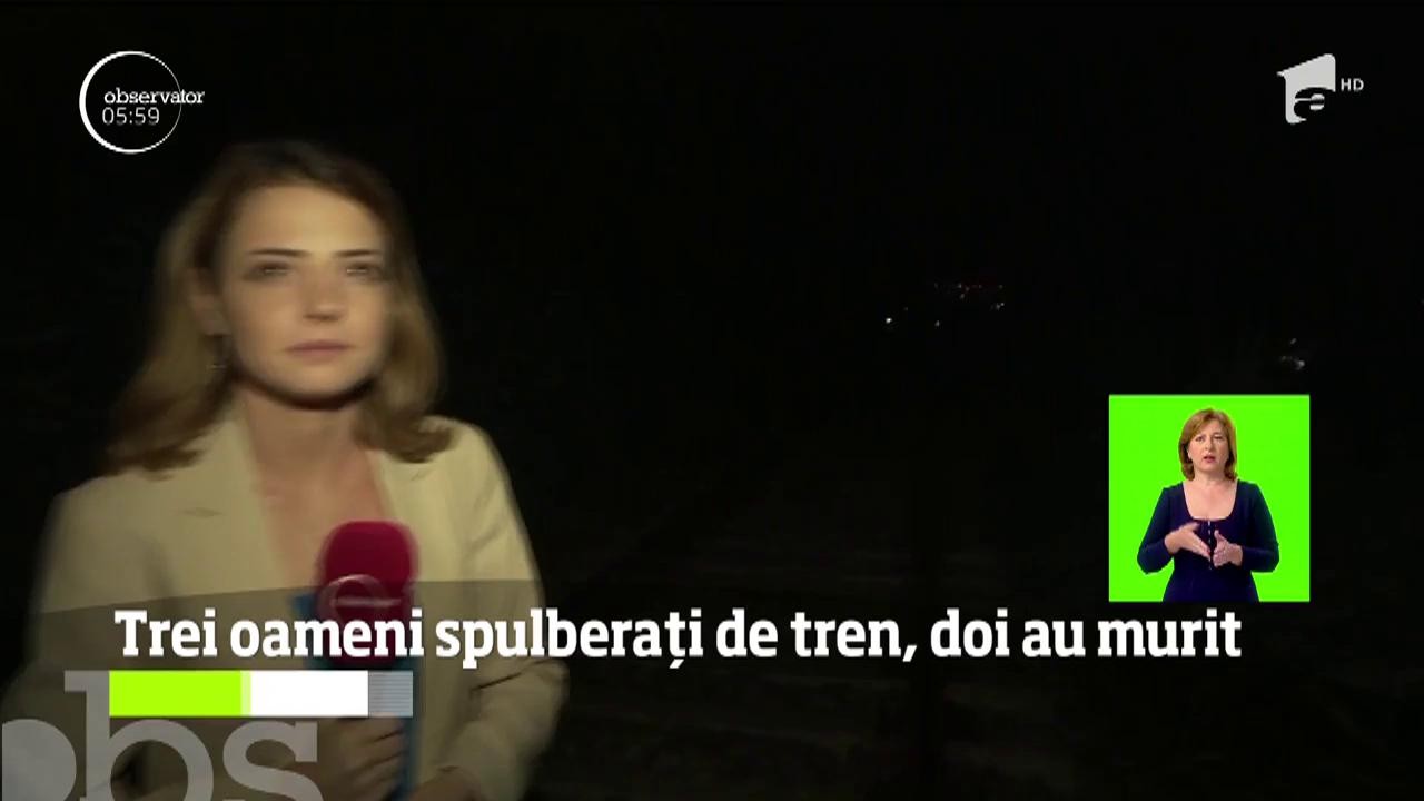 Tragedie &icirc;n judeţul Iași. Un bărbat, soţia sa şi o nepoată de 20 de ani au fost spulberaţi de tren, &icirc;n toiul nopţii