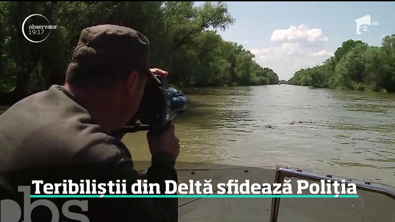 Teribiliștii din Deltă sfidează poliția. Agenții au urmărit o ambarcaţiune plină cu turişti şi nu au reuşit să o oprească