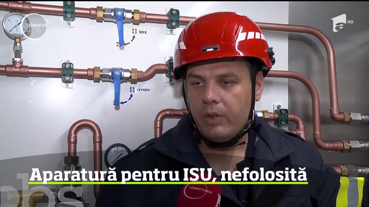 Aparatură pentru ISU, nefolosită