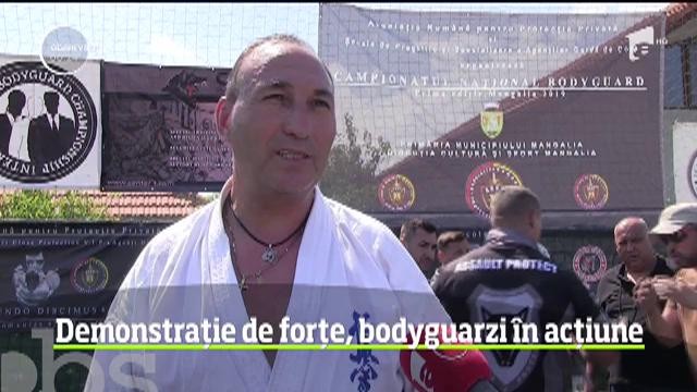 Demonstrație de forțe, bodyguarzi &icirc;n acțiune la Mangalia