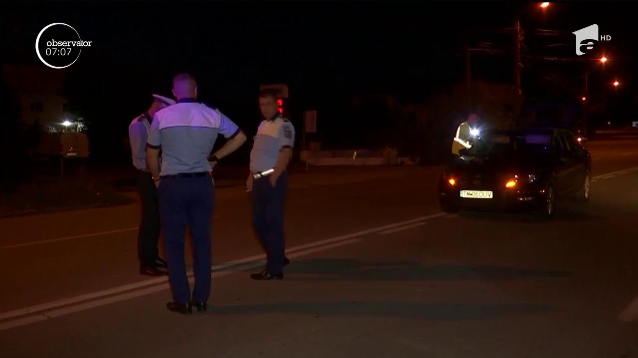 Goană nebună de la Arad p&acirc;nă la Timişoara. Agenţii au tras focuri de armă ca să prindă un şofer fugar