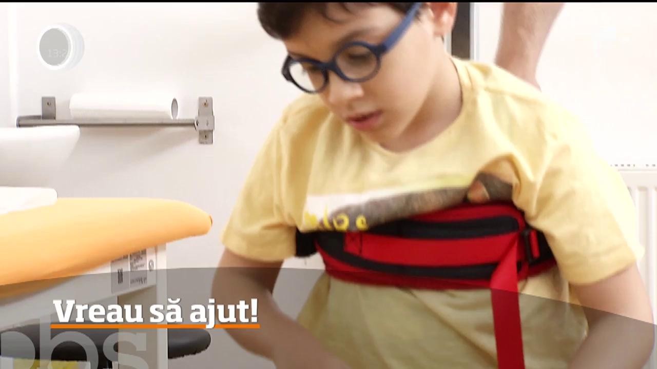 Vreau să ajut! David suferă de de tetrapareză spastică și epilepsie