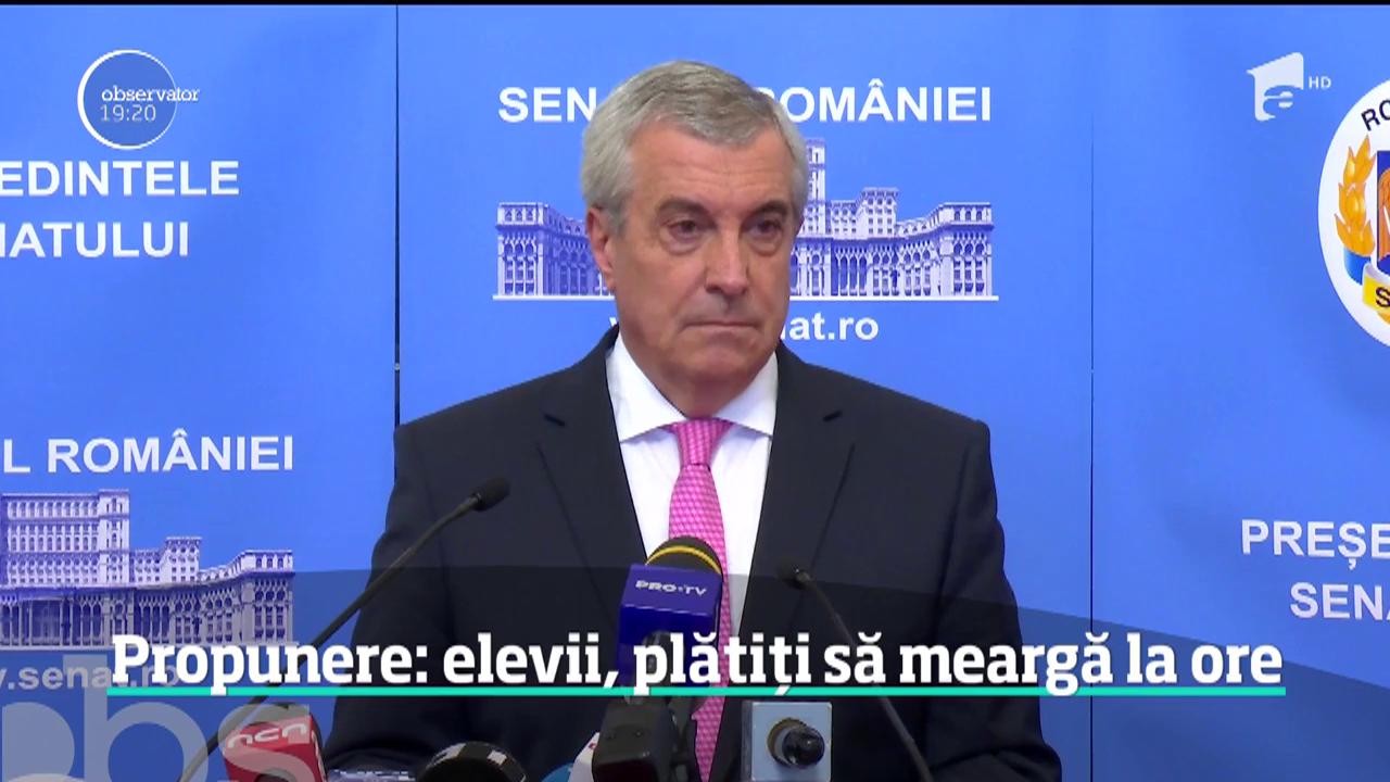 Zece lei pe zi, pentru elevii care nu lipsesc de la ore. Este propunerea care a st&acirc;rnit controverse uriaşe