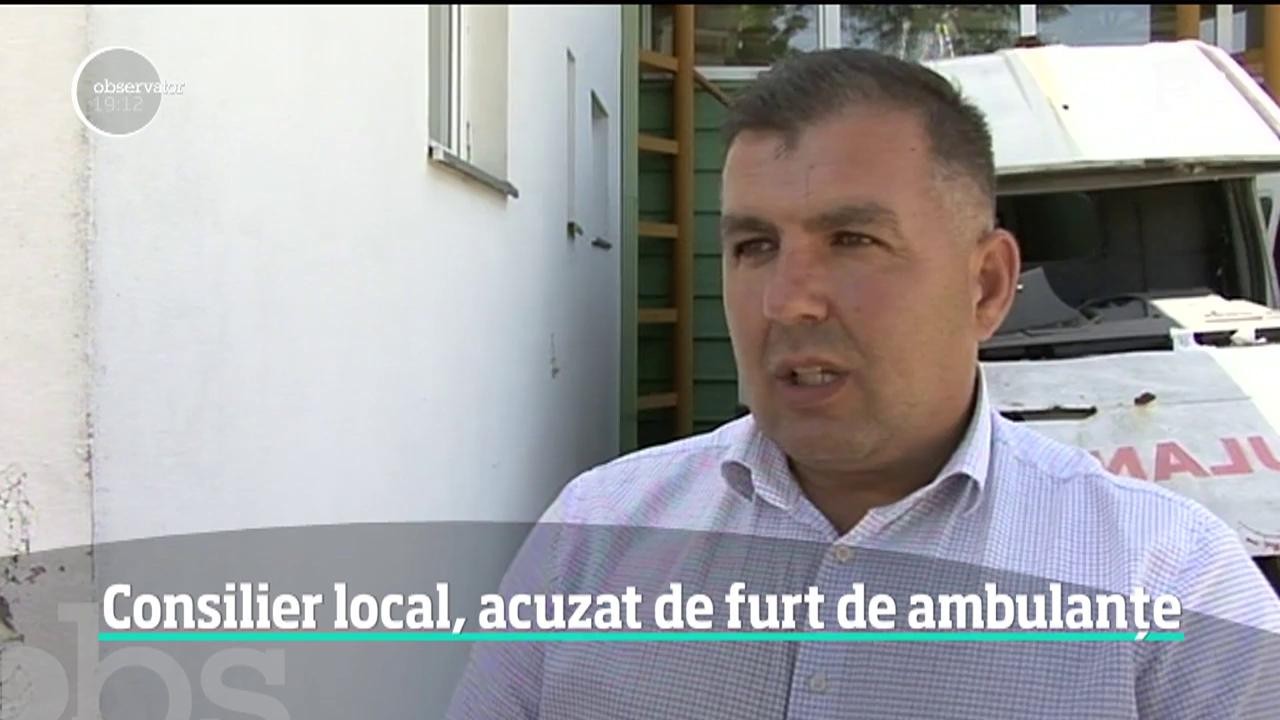 Un consilier local din Gorj a furat bucată cu bucată două ambulanţe