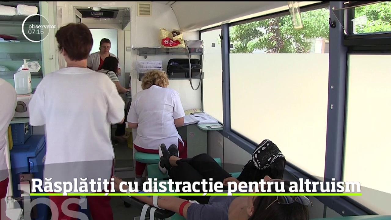 Neversea şi Untold, au organizat o caravană &icirc;n care au oferit bilete gratuite la spectacole celor care donează s&acirc;nge
