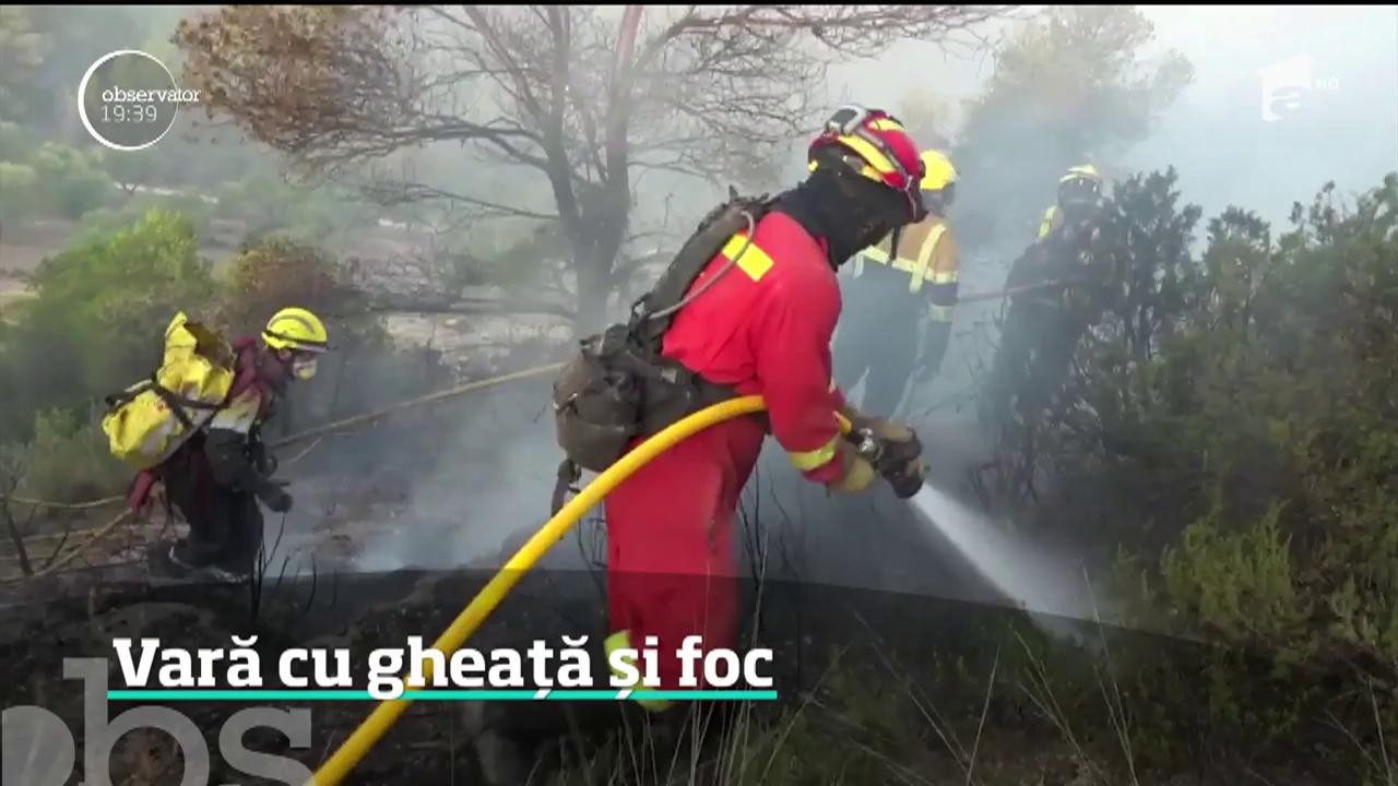 Imagini apocaliptice &icirc;n Mexic. Un strat de gheaţă de un metru şi jumătate s-a depus pe străzi, după o furtună violentă de vară