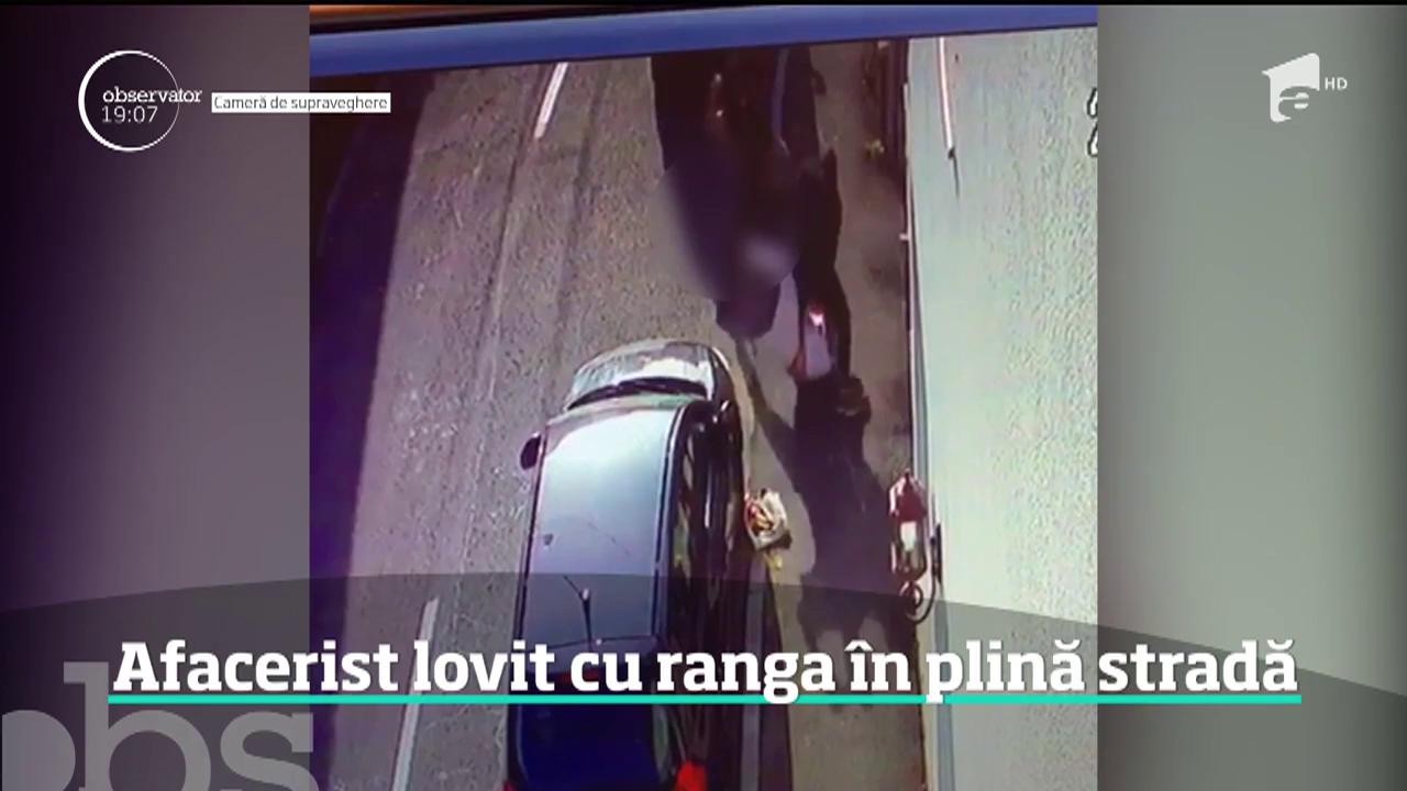 Scene de o violenţă extremă &icirc;n T&acirc;rgu-Jiu.  Un om de afaceri a fost bătut cu bestialitate