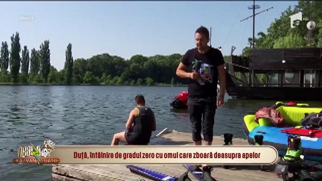 Neatza cu Răzvan și Dani. Află totul despre flyboard, de la instructorul Alexandru Andronescu: Pentru cine are puține abilități de sportiv, este foarte ușor