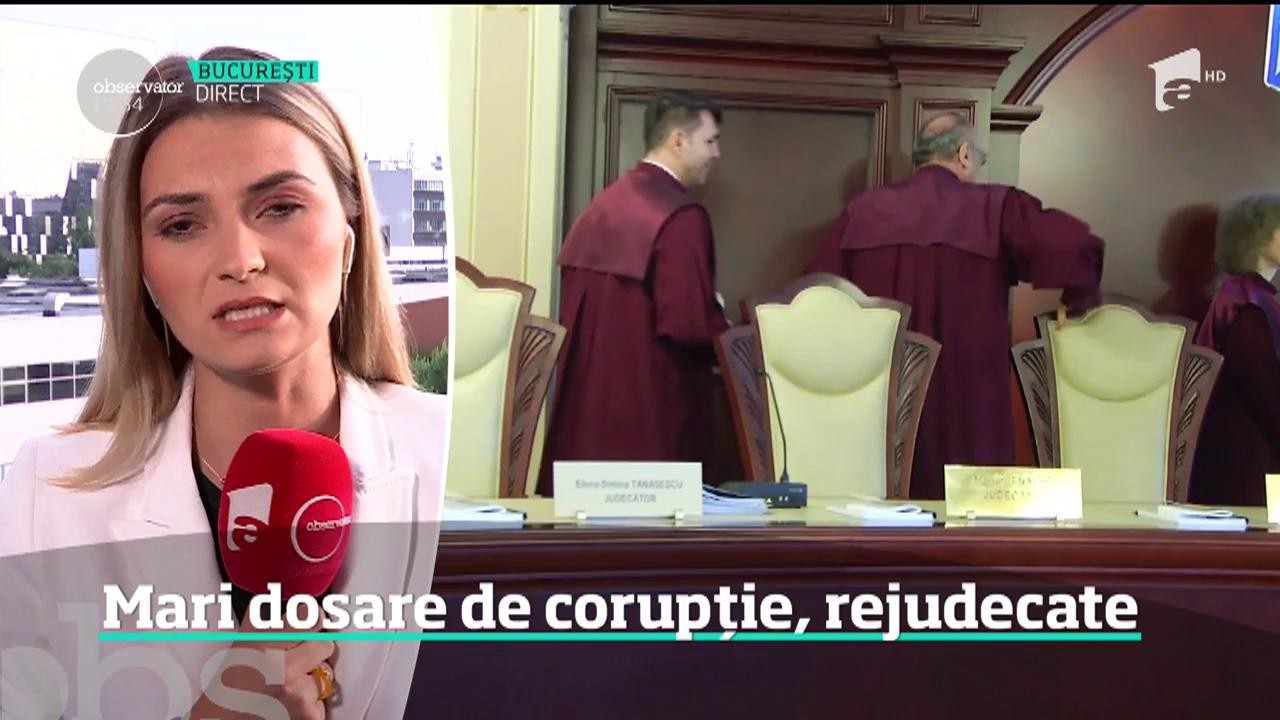 Mari dosare de corupţie vor fi rejudecate!