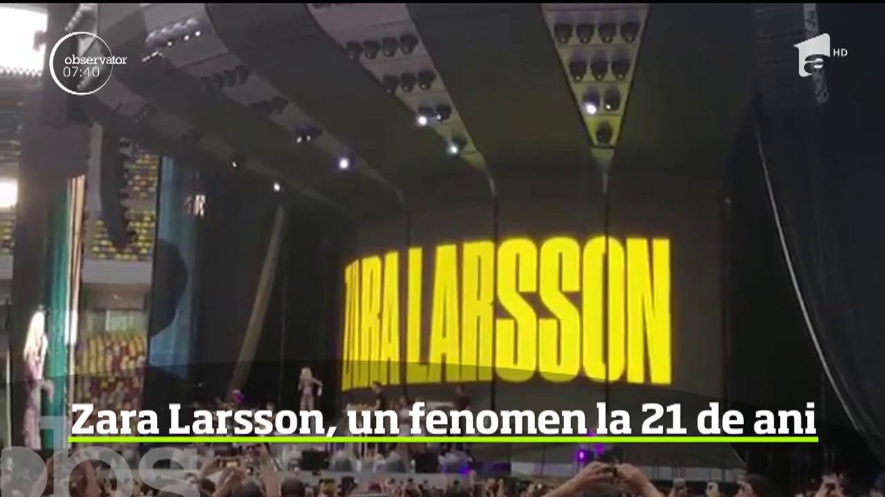 Zara Larsson, un fenomen &icirc;n lumea artistică la numai 21 de ani