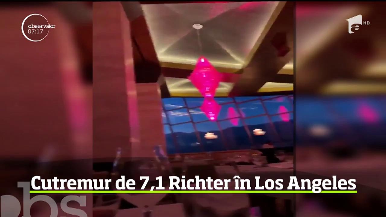 California a fost lovită de un nou cutremur! Seismul a &icirc;nregistrat 7,1 magnitudine pe scara Richter