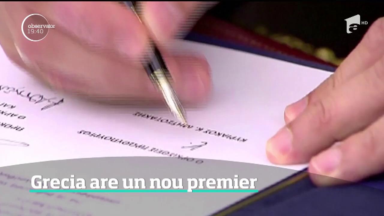 Grecia are un nou premier. Fostul lider Alexis Tsipras şi-a recunoscut &icirc;nfr&acirc;ngerea