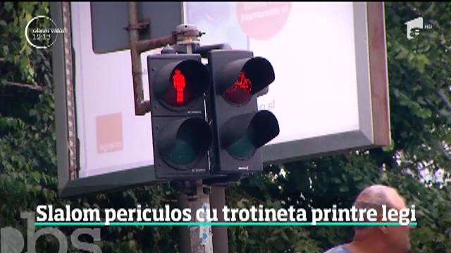 Se &icirc;nmulţesc incidentele &icirc;n trafic cauzate de utilizatorii trotinetelor electrice