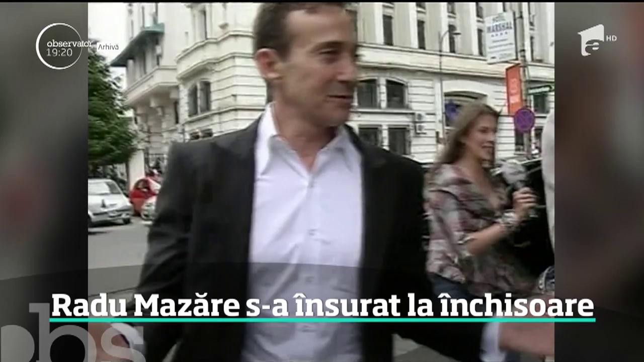 Radu Mazăre s-a &icirc;nsurat la &icirc;nchisoare. Obişnuit cu petreceri extravagante, fostul edil a avut parte doar de o ceremonie simplă
