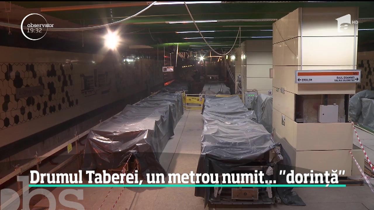 Cum arată stațiile magistralei de metrou din Drumul Taberei. După cinci ani de am&acirc;nări, directorii Metrorex nu ştiu să spună c&acirc;nd va transporta călători