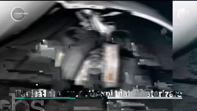 Panică pe aeroportul Otopeni, roți explodate la aterizare.  Pasagerii spun că s-au simţit ca &icirc;ntr-un tren care sare de pe şine