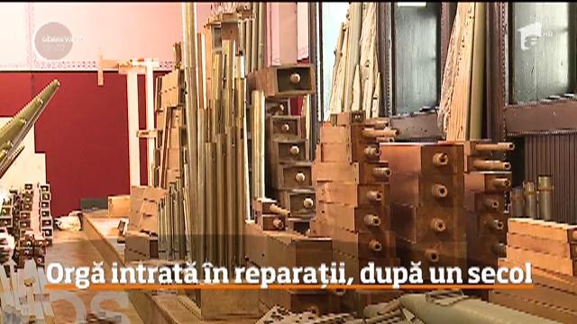 Orga Filarmonicii de Stat din T&acirc;rgu Mureş intră &icirc;n reparații, după 100 de ani de funcţionare ne&icirc;ntreruptă