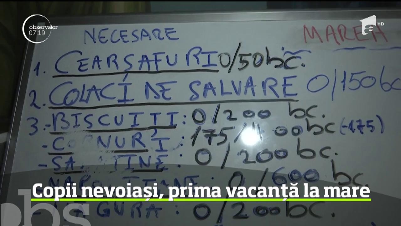 &Icirc;n plină vară, visul oricărui copil este să ajungă la mare, dar, pentru cei nevoiaşi, răm&acirc;ne doar un vis
