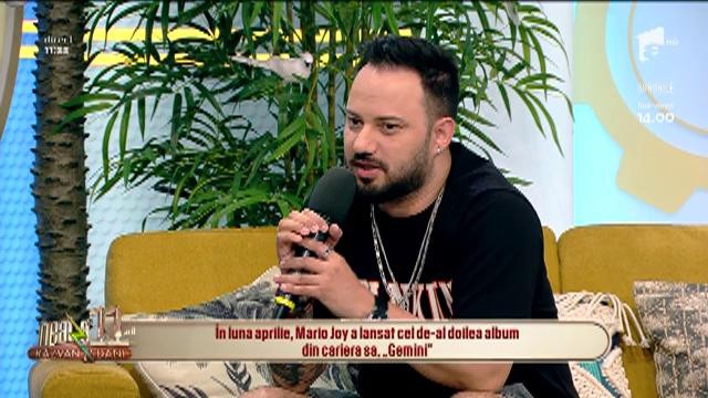 Mario Joy și-a adus cea mai mare dorință la Neatza cu Răzvan și Dani! Ascultă aici piesa I Wish!