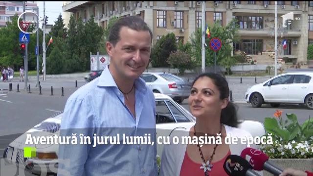O rom&acirc;ncă şi soţul ei german au pornit &icirc;ntr-o aventură inedită. Cei doi tineri şi-au propus să facă &icirc;nconjurul lumii &icirc;n următorii doi ani