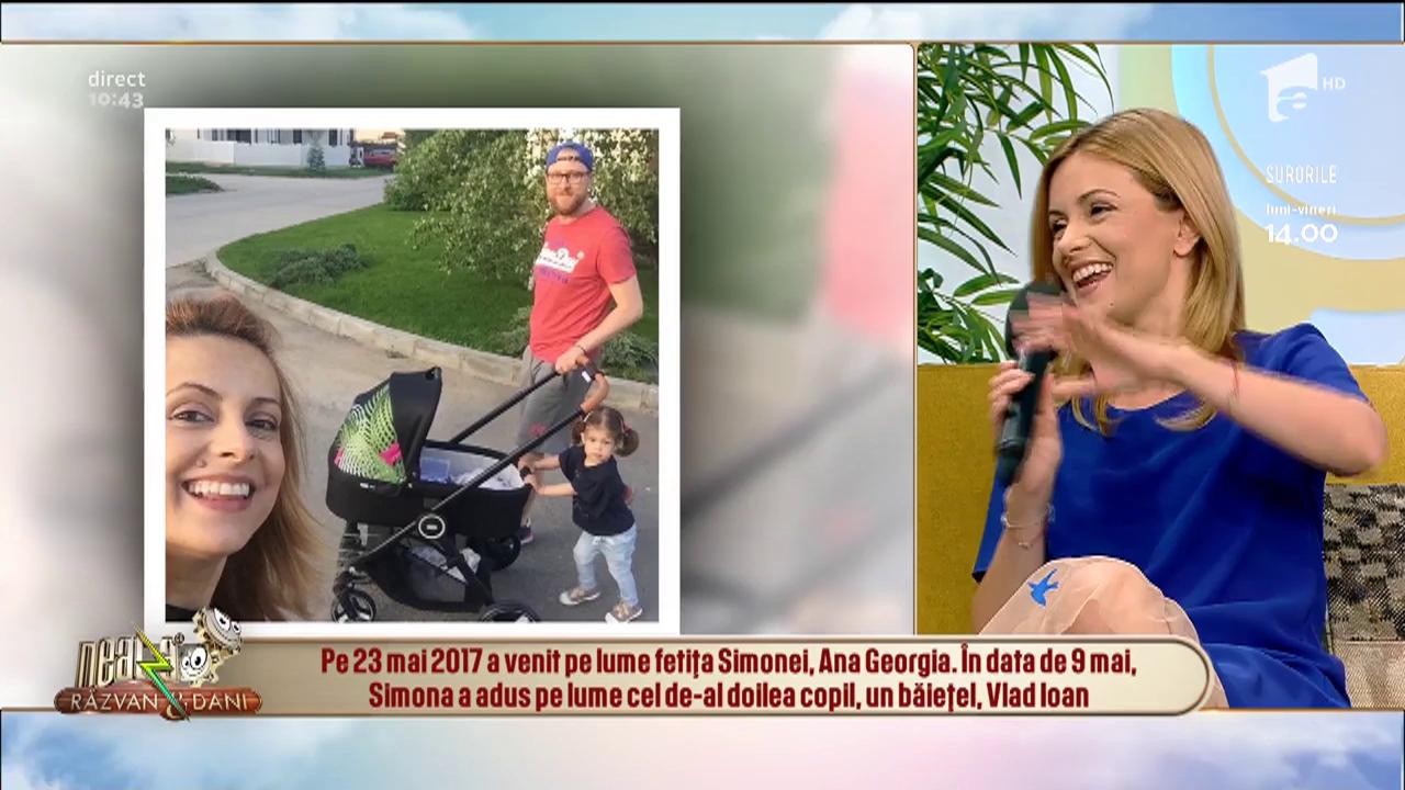 Simona Gherghe, album de familie la Neatza cu Răzvan și Dani: Am fost trei zile la mare cu fetița