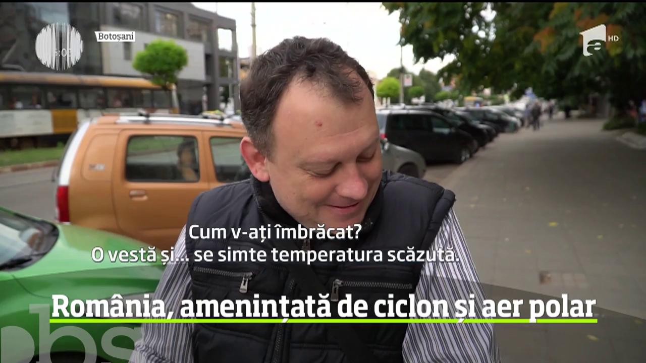 Rom&acirc;nia, amenințată de ciclon și aer polar