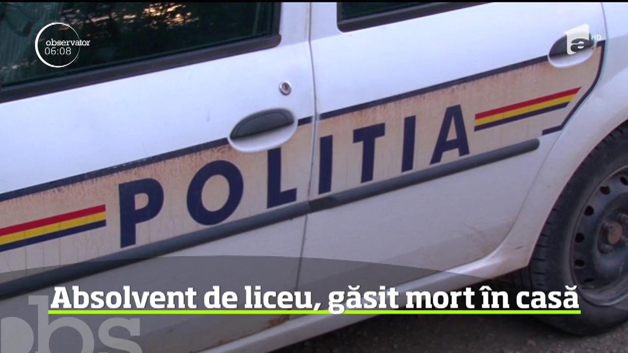 Absolvent de liceu din Argeș, găsit mort &icirc;n casă. Primă ipoteză a anchetatorilor