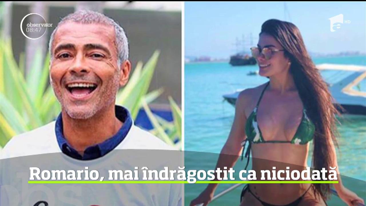 Romario, mai &icirc;ndrăgostit ca niciodată. Fostul fotbalist se iubește cu fotomodelul Ana Nazario