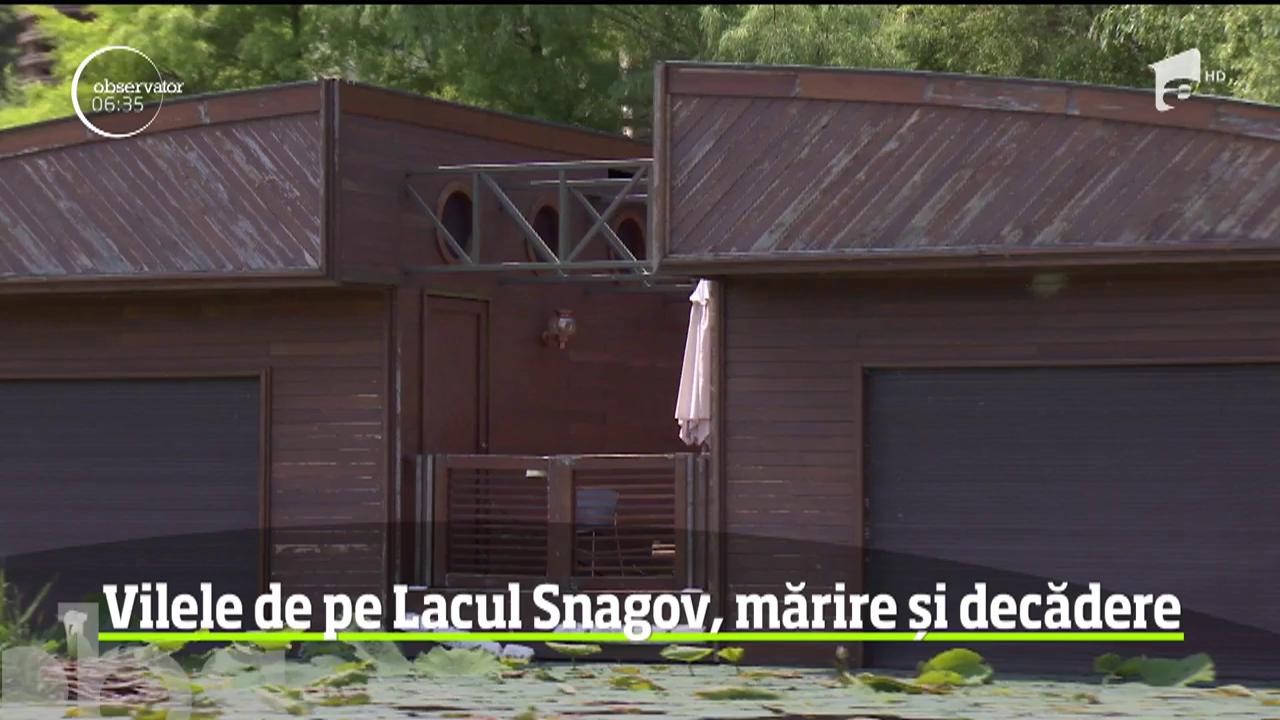 Vilele de pe Lacul Snagov, &icirc;ntre mărire şi decădere. Cum arată casele şi care sunt preţurile