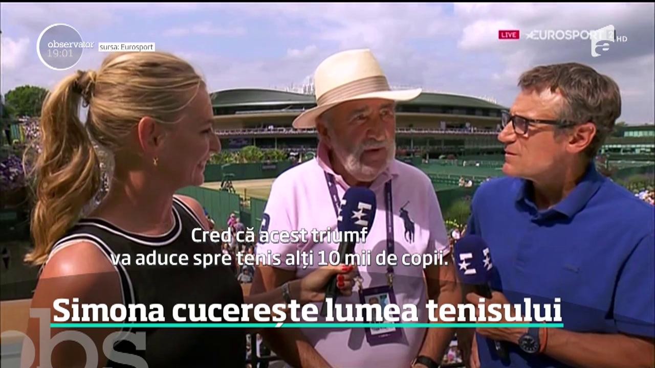 Simona Halep are lumea la picioare după victoria magnifică de la Wimbledon! Jucătoarea noastră este aplaudată din toate colţurile planetei