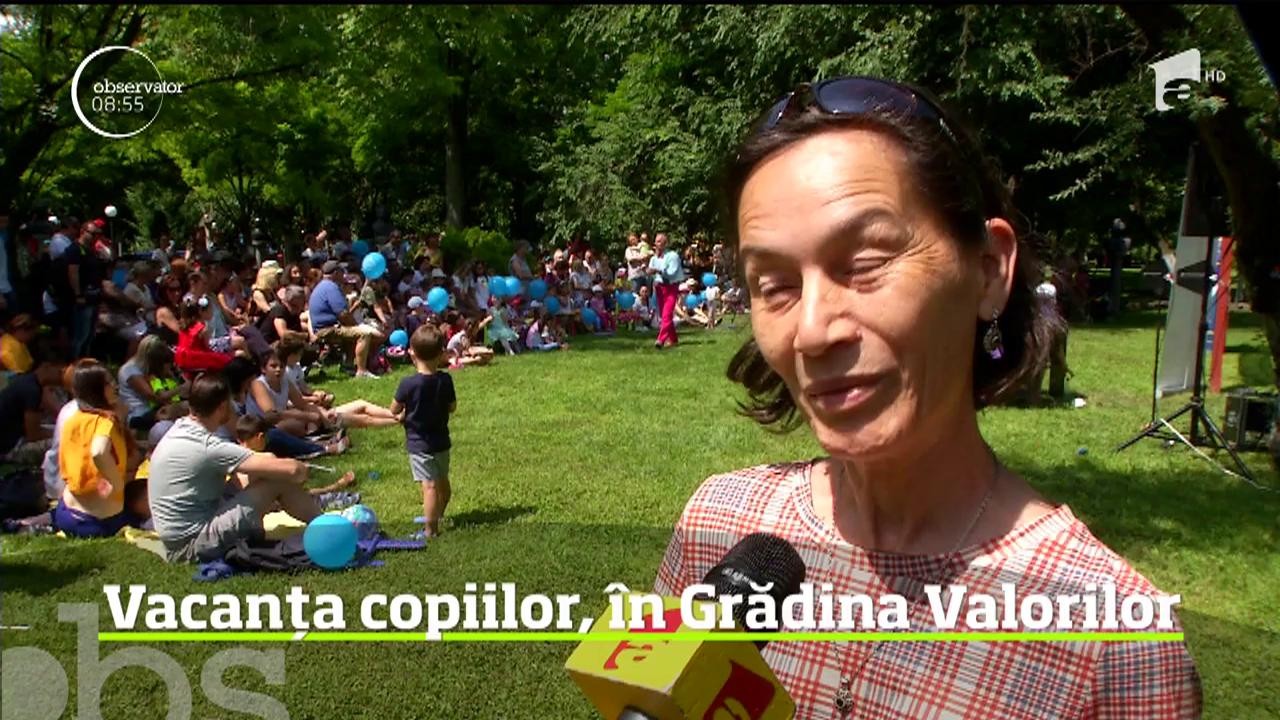 Vacanța copiilor, &icirc;n Grădina Valorilor Rom&acirc;neşti
