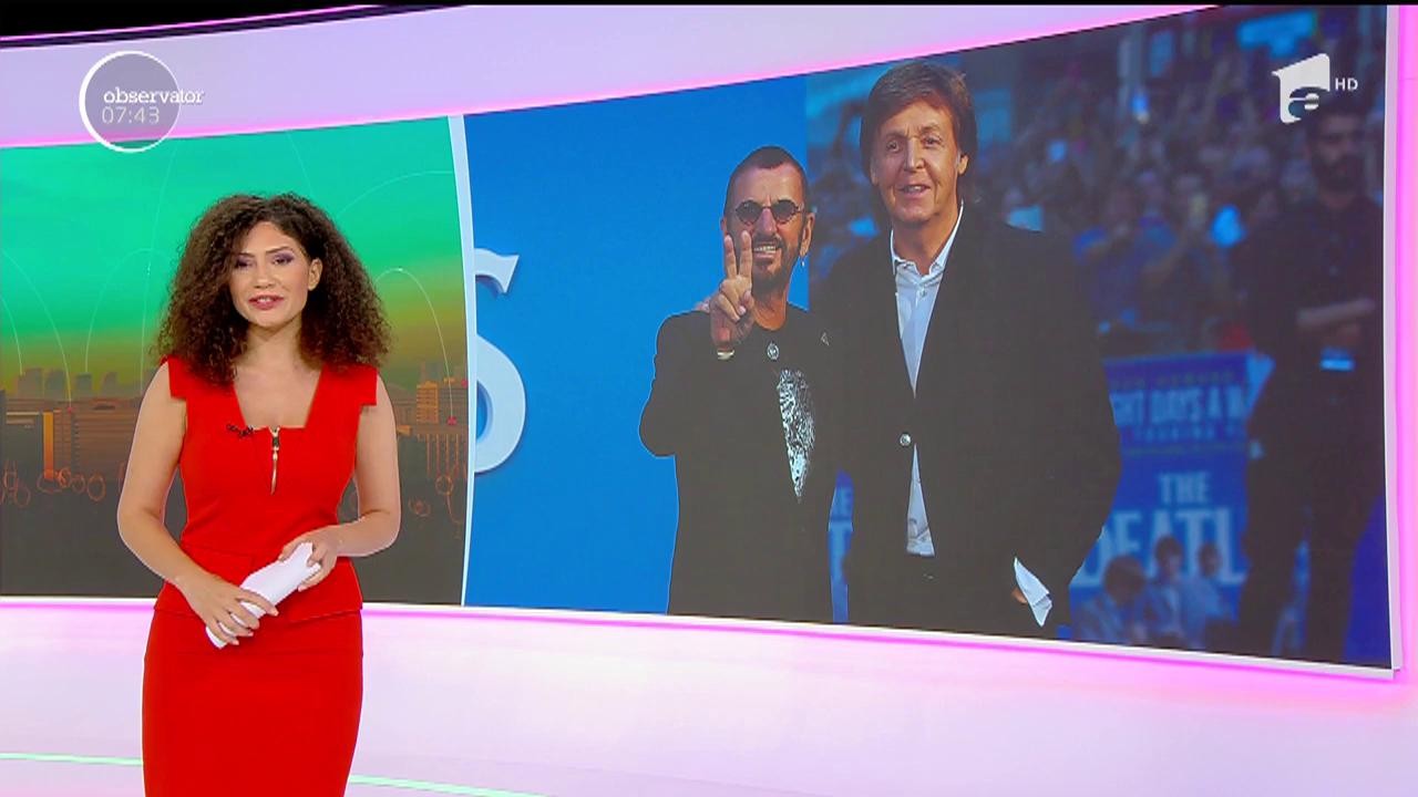 Paul McCartney şi Ringo Starr au &icirc;mpărţit din nou scena, &icirc;n Los Angeles