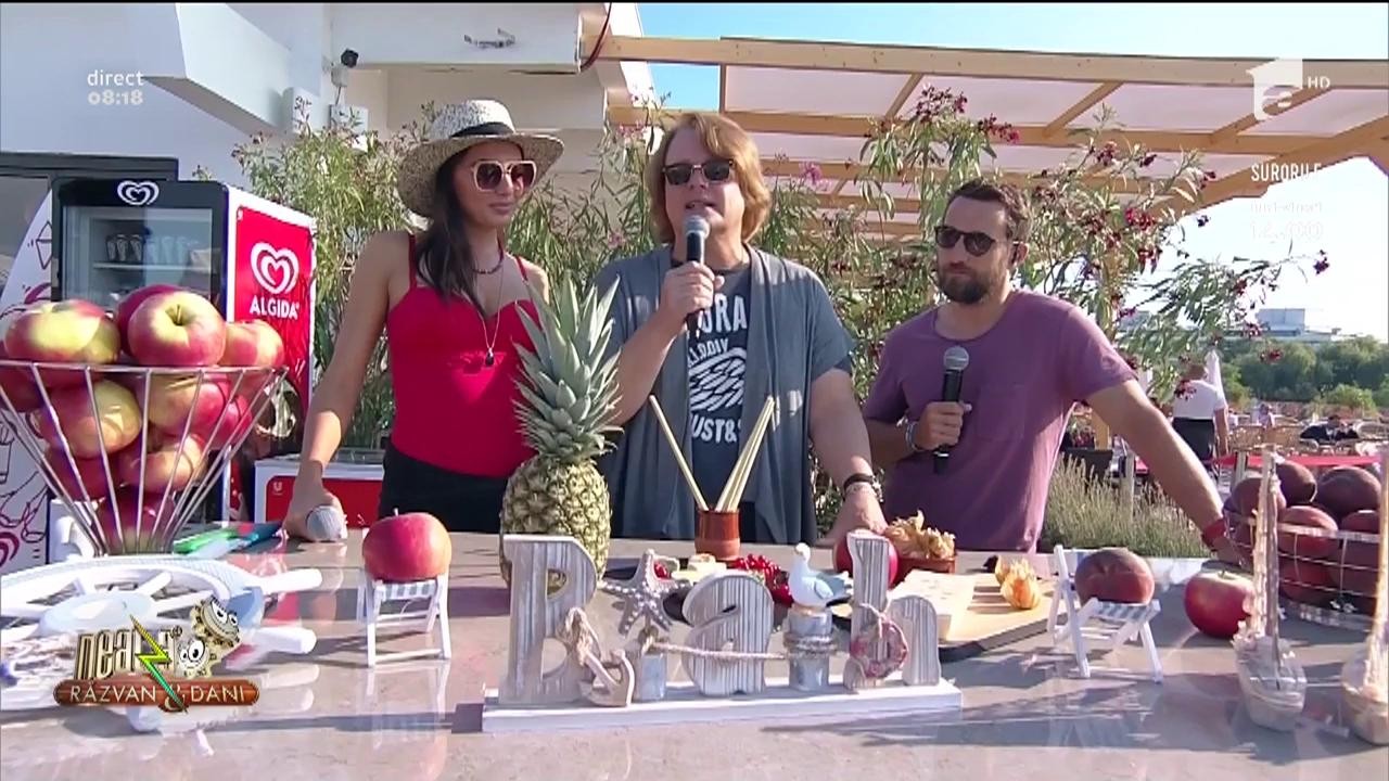 Neatza cu Răzvan și Dani. Reţeta zilei: Vaporaș din ananas umplut cu fructe și br&acirc;nzeturi