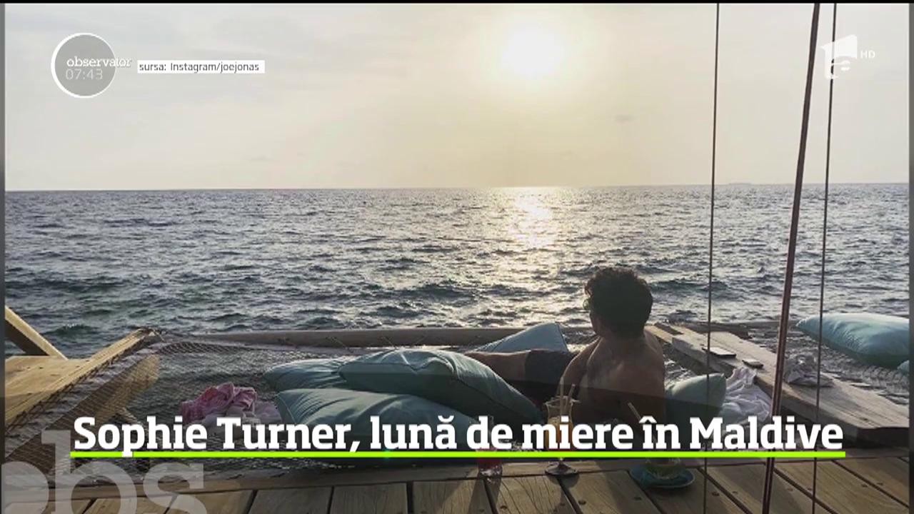 După petrecerea de nuntă fabuloasă de la Paris, Sophie Turner şi Joe Jonas sunt acum &icirc;n luna de miere