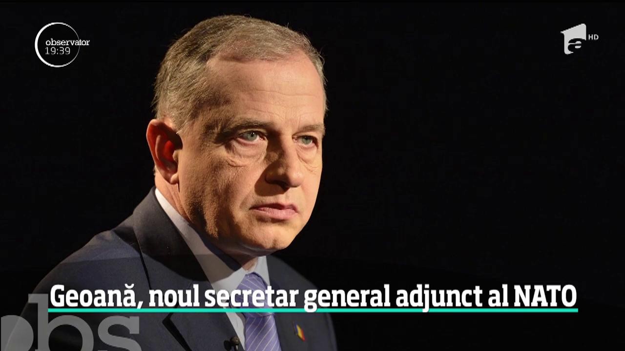 Mişcare-surpriză la v&acirc;rful NATO: Mircea Geoană a fost numit secretar general adjunct al Alianţei