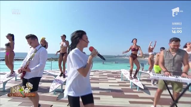 Andreea Olaru c&acirc;ntă, la Neatza cu Răzvan și Dani, piesa Călători