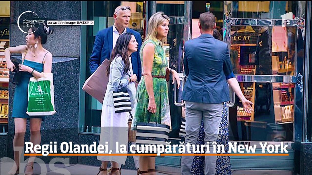 Regii Olandei, la cumpărături &icirc;n New York