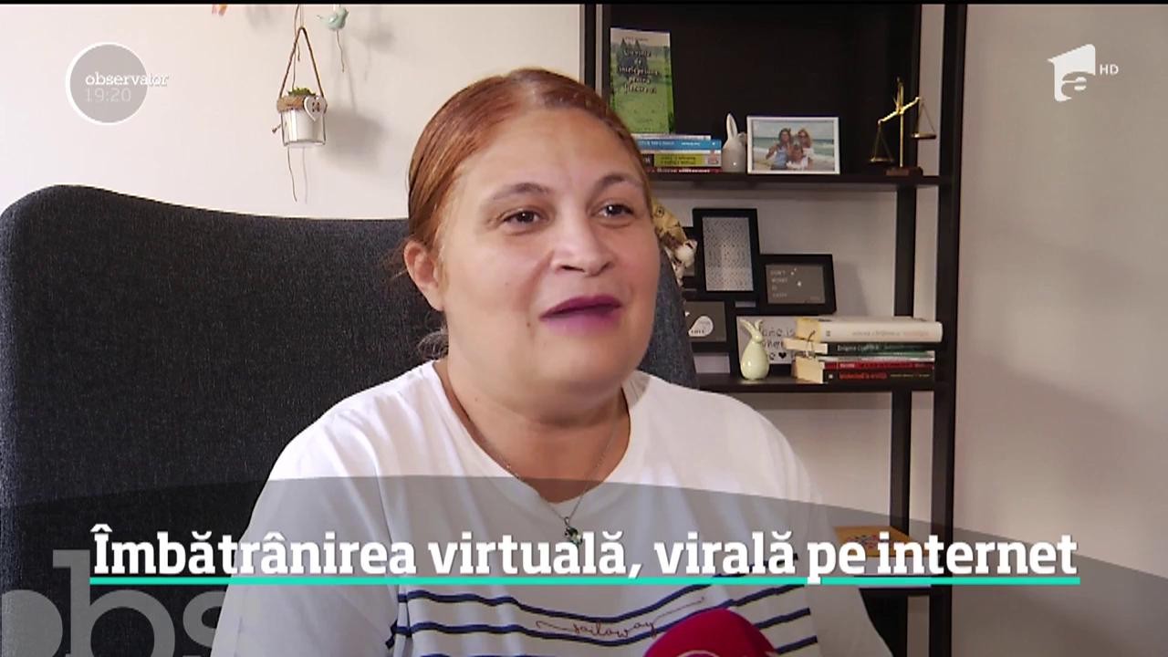 &Icirc;mbătr&acirc;nirea virtuală, virală pe internet