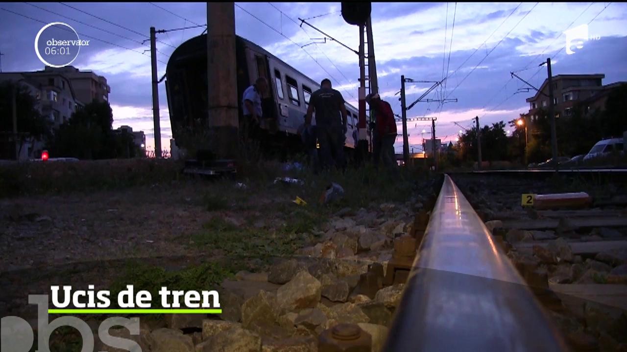 Un bărbat din Iaşi s-a aruncat &icirc;n faţa trenului
