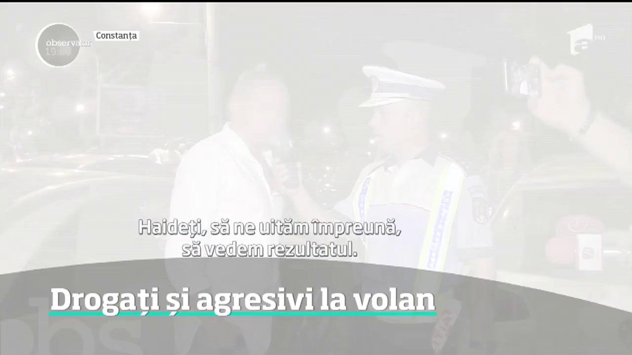 Consumul de canabis la volan a devenit un fenomen! Un şofer drogat a atacat un cameraman chiar &icirc;n faţa poliţiştilor