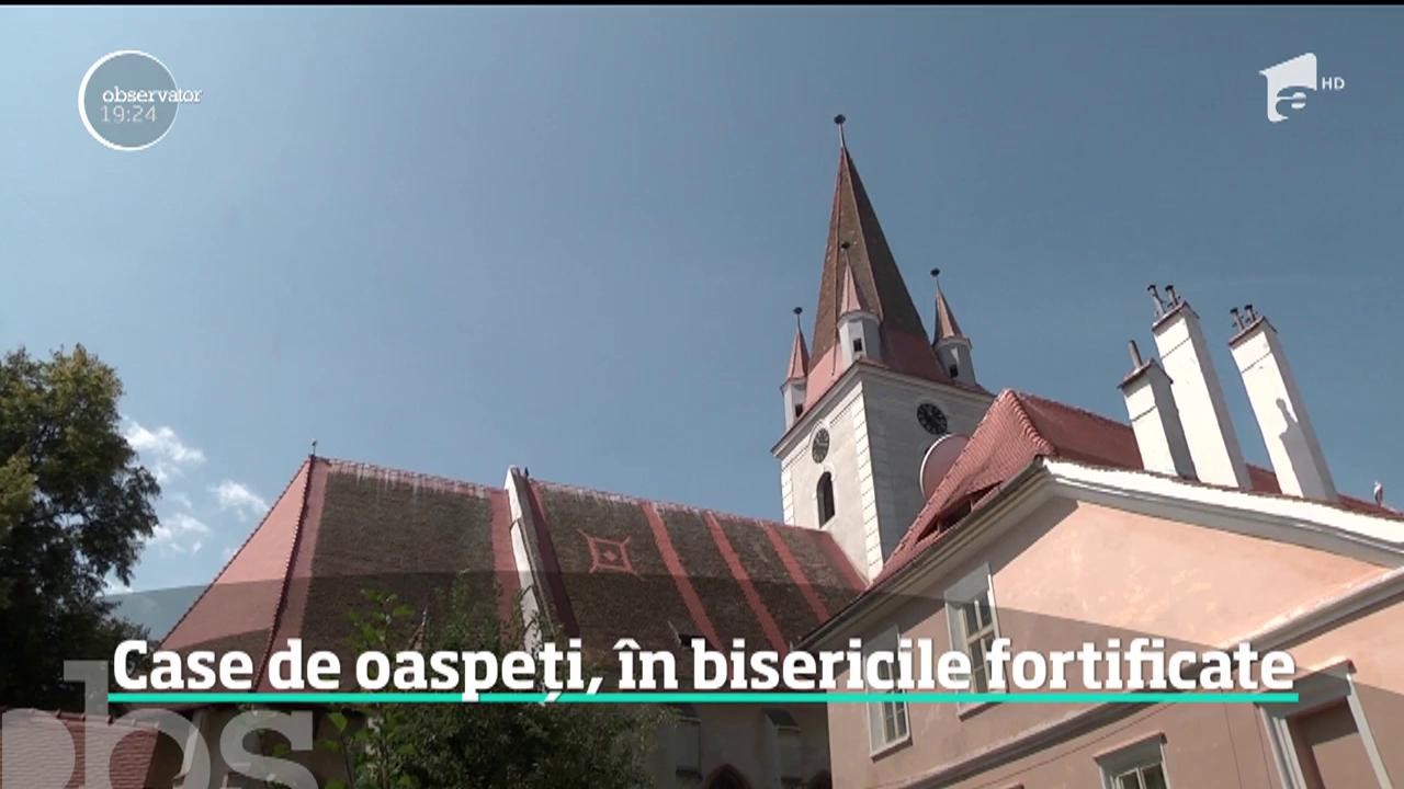 Case de oaspeţi, &icirc;n bisericile fortificate