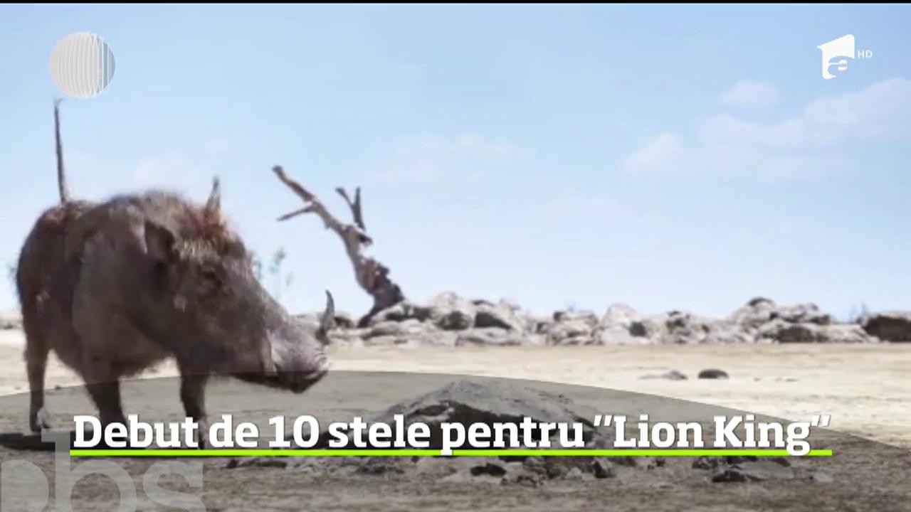 Debut răsunător pentru "Lion King", &icirc;n cinematografele de peste Ocean